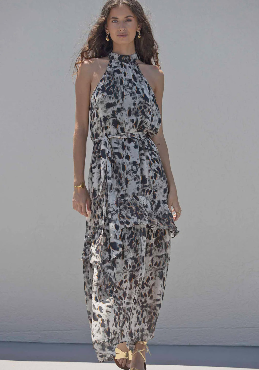 Paradiso Palm Maxi Dress