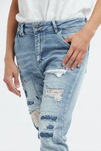 Load image into Gallery viewer, Paisley Patch Jean
