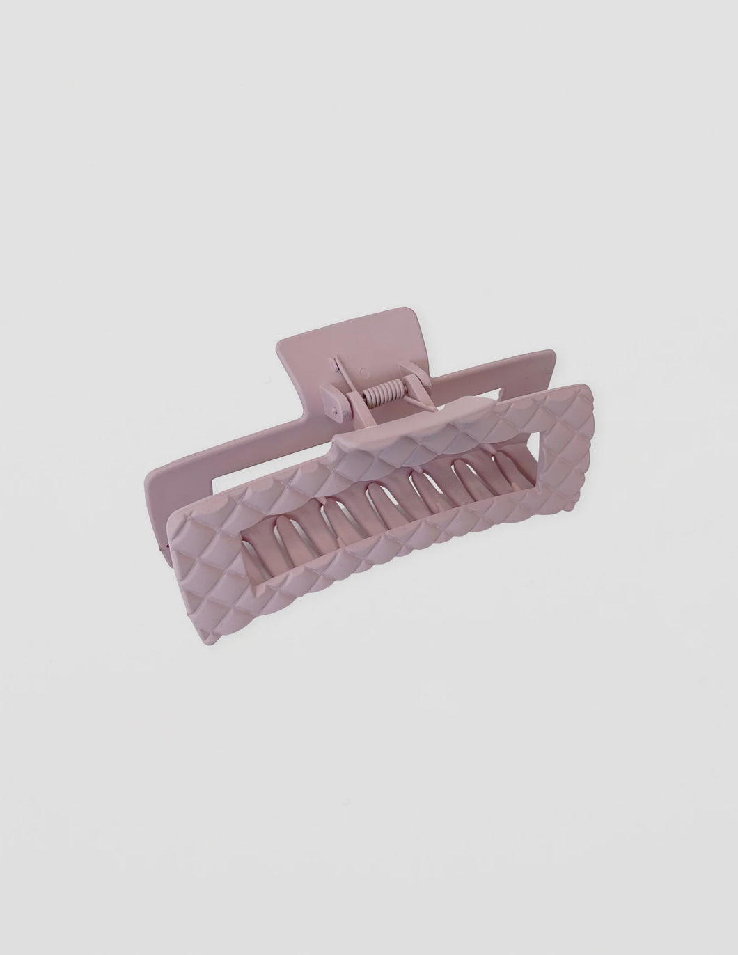Hair Grip Quilted - Matt Blush