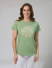 Load image into Gallery viewer, Classic Tee Ibiza Bloom - Vintage Green
