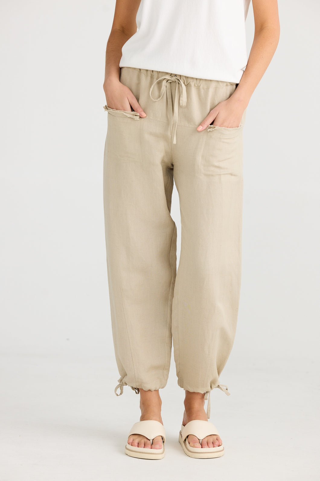 Amazon Linen Pants Natural