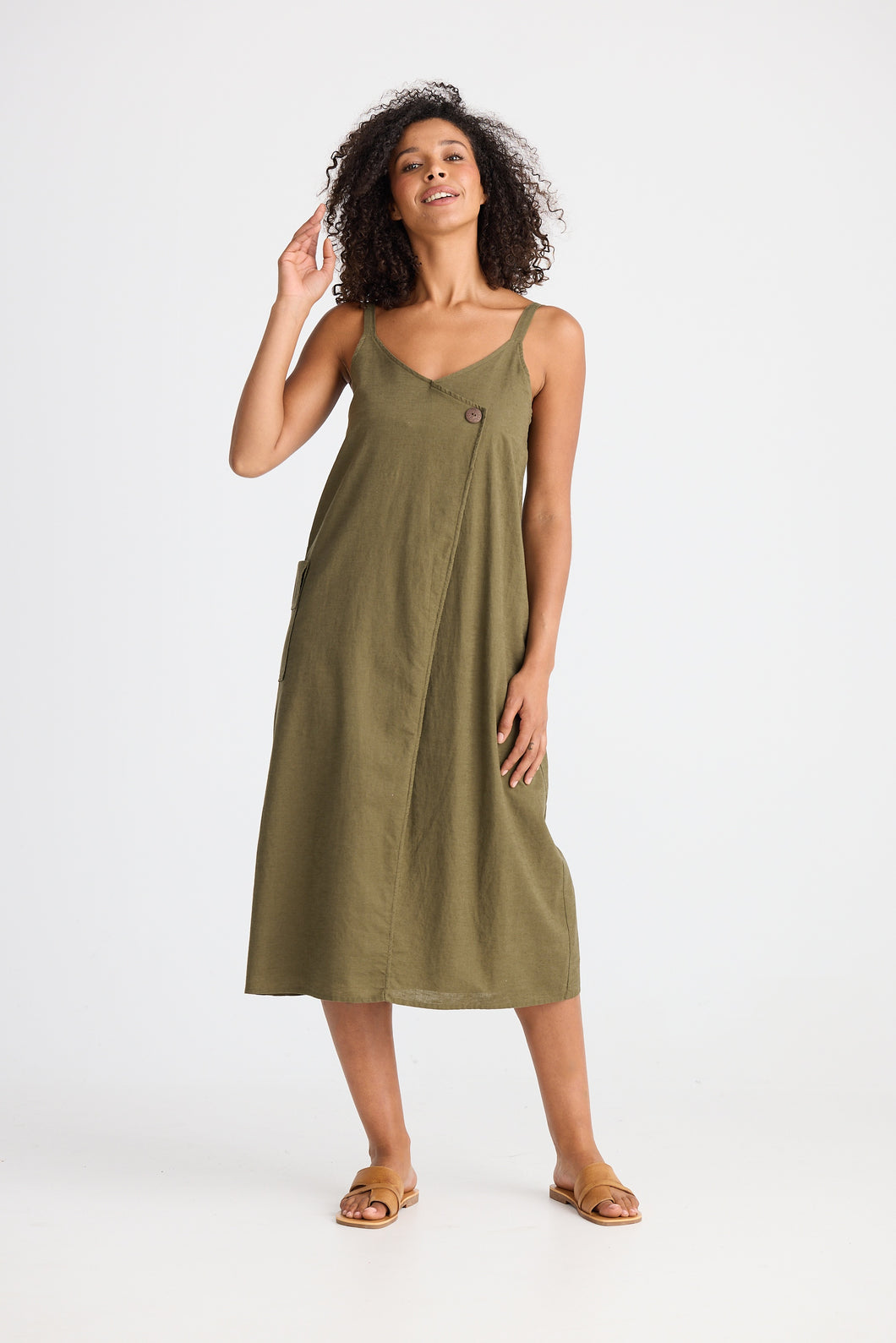 Khaki Nocelle Dress