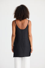 Load image into Gallery viewer, Shakti Singlet Black Linen
