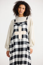 Load image into Gallery viewer, Lenny Pinafore Dress Check
