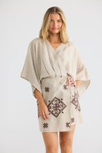 Load image into Gallery viewer, Jeanne Wrap Dress Natural Linen

