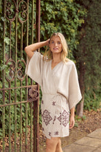 Load image into Gallery viewer, Jeanne Wrap Dress Natural Linen
