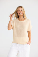 Load image into Gallery viewer, Issa Knit Tee Natural
