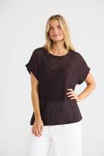 Load image into Gallery viewer, Issa Knit Top Chocolate

