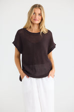 Load image into Gallery viewer, Issa Knit Top Chocolate
