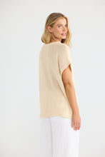 Load image into Gallery viewer, Issa Knit Tee Natural
