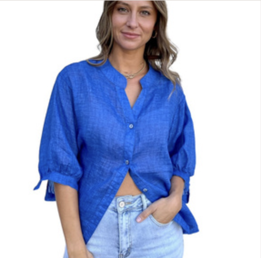 Aurora Top Royal Blue