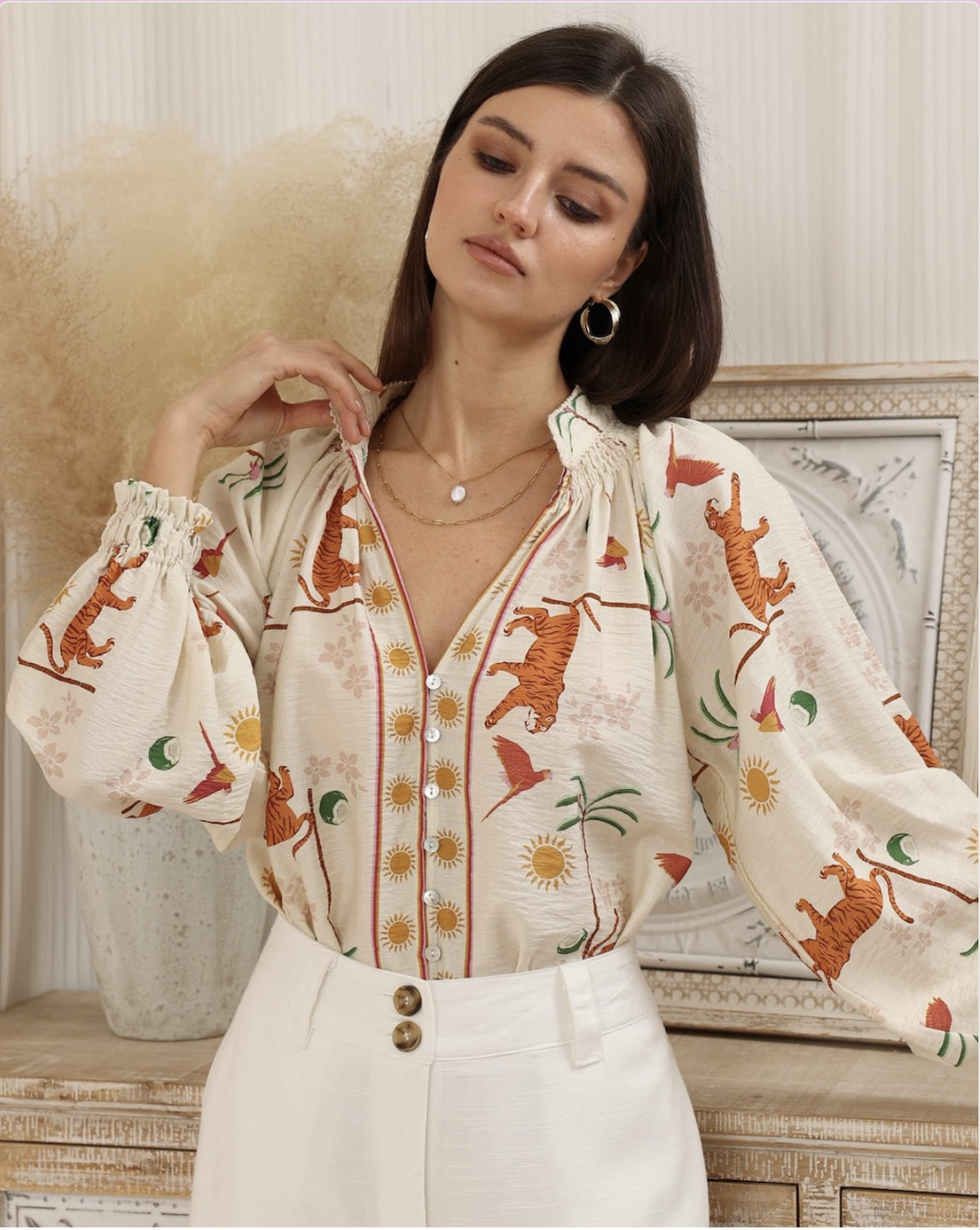 Sun Tiger Blouse