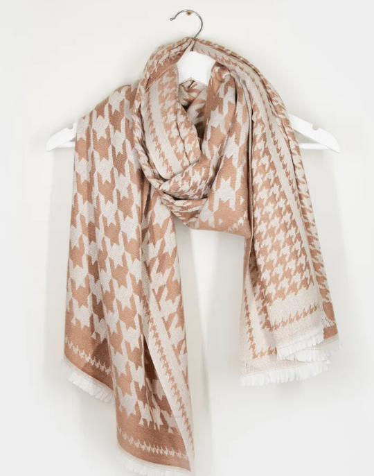Reversible Taupe Scarf