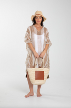 Load image into Gallery viewer, Stella Kaftan Stripe Taupe
