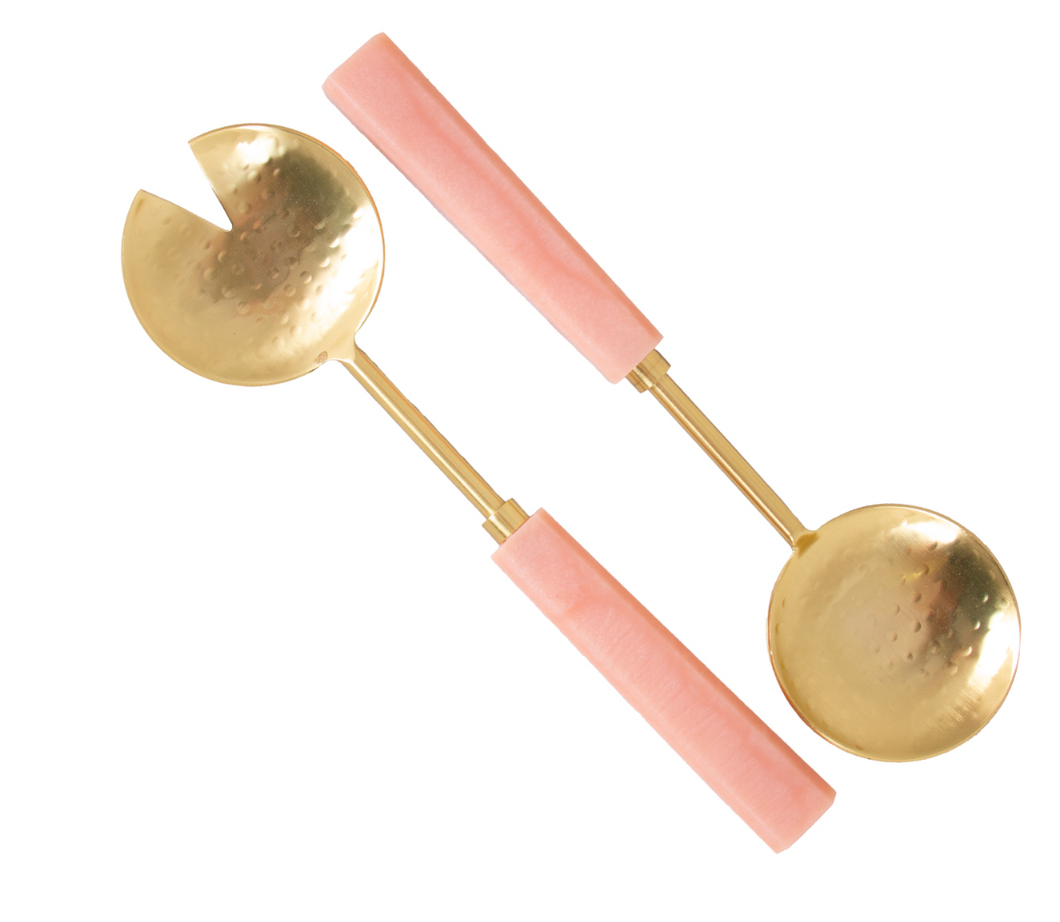 Blush Salad Servers