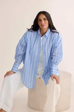 Load image into Gallery viewer, Homestead Shirt – Light Blue Stripe
