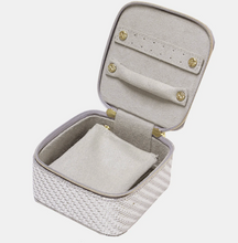 Load image into Gallery viewer, Jewellery Cube - Herringbone Silver
