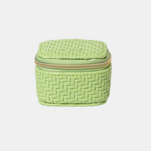 Load image into Gallery viewer, Mini Jewellery Cube - Herringbone Pistachio

