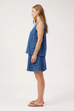 Load image into Gallery viewer, Sicily Heart Denim Tank - Indigo
