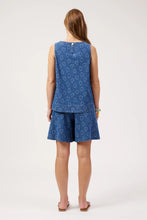 Load image into Gallery viewer, Sicily Heart Denim Tank - Indigo
