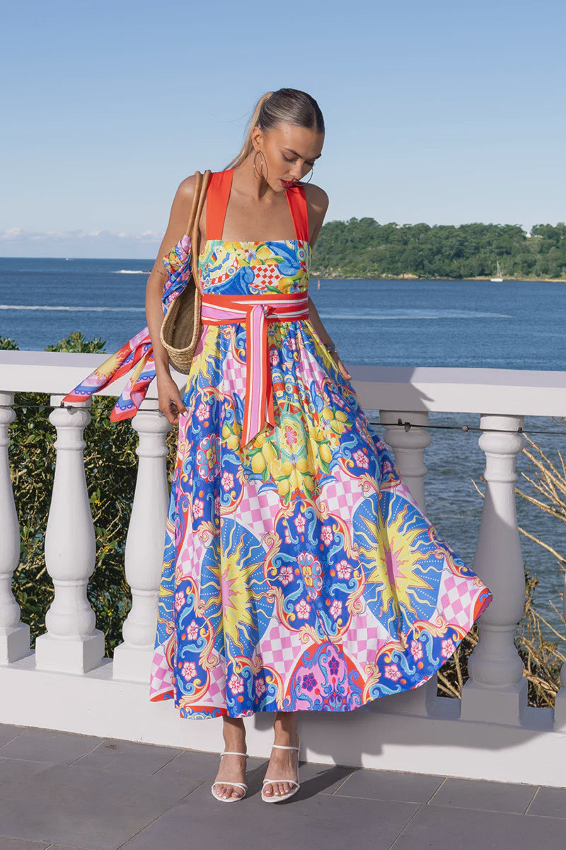 Summer In Sicily Maxi Dress