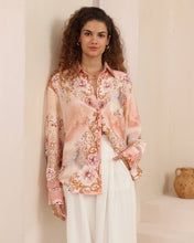 Load image into Gallery viewer, Swan Garden Satin Shirt
