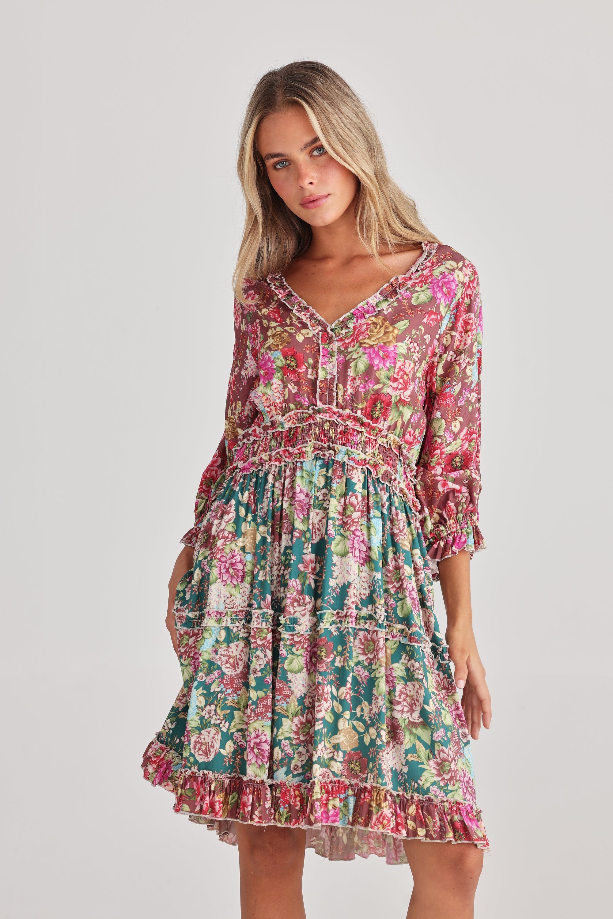Austen Dress in Rose Garden Austen Dress in Rose Garden