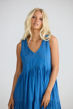 Load image into Gallery viewer, Athena Dress Blue
