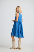 Load image into Gallery viewer, Athena Dress Blue
