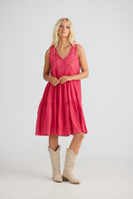 Load image into Gallery viewer, Athena Dress Raspberry
