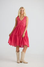 Load image into Gallery viewer, Athena Dress Raspberry
