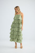 Load image into Gallery viewer, Rue Maxi Dress- Sage Petal
