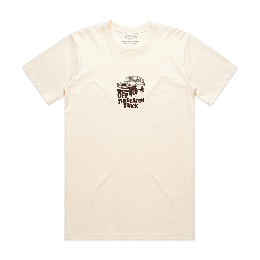 Off Beaten Track Tee Ecru