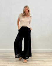 Load image into Gallery viewer, Chiara Wide Leg Pants Black
