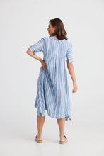 Load image into Gallery viewer, Sunray Dress Nautica Stripe
