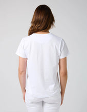 Load image into Gallery viewer, PRE SALE Ace Tee Merlot Zebra Cross - White
