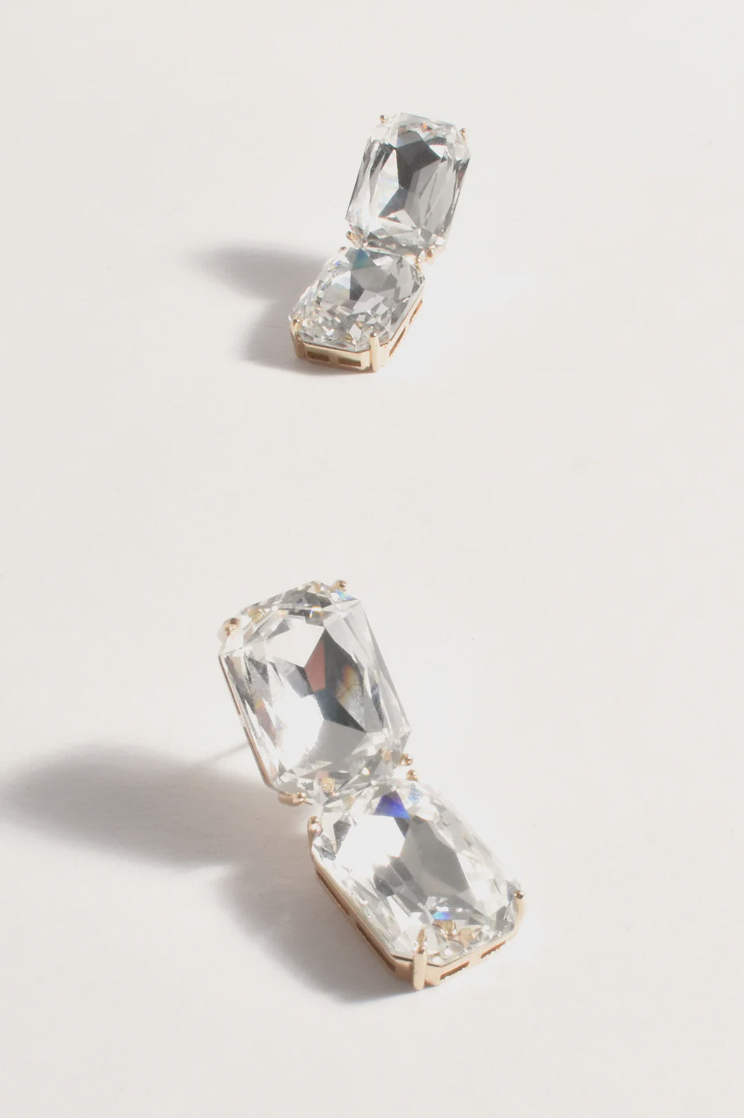 Astrid Earrings Crystal/Gold