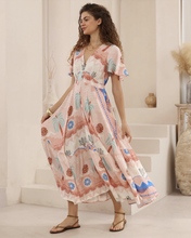 Load image into Gallery viewer, Aztec Palm Maxi Dress
