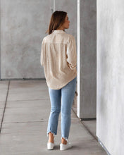 Load image into Gallery viewer, Beige Striped Shirt
