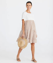 Load image into Gallery viewer, Clementine Dress Toffee Gingham
