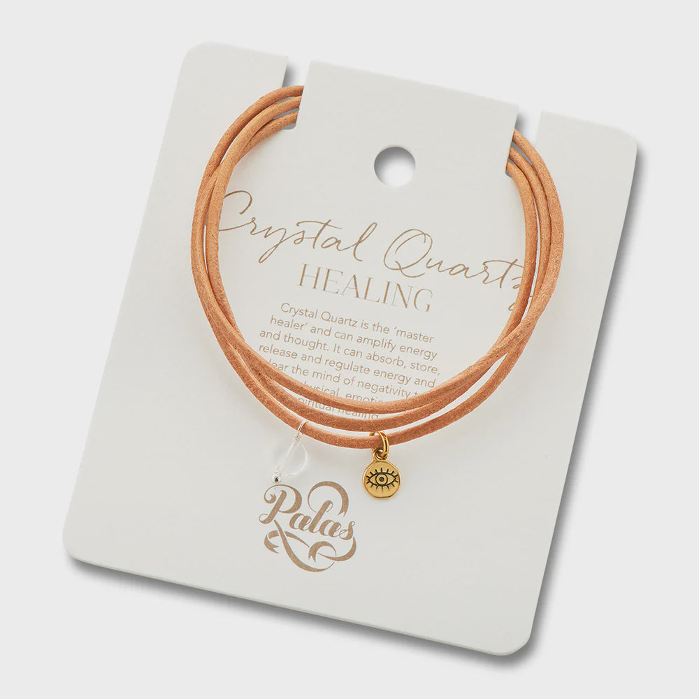Crystal Quartz 'healing' protection gem wrap