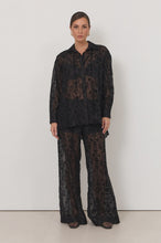 Load image into Gallery viewer, Estelle Burnout Shirt Black
