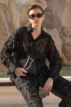 Load image into Gallery viewer, Estelle Burnout Shirt Black
