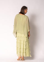 Load image into Gallery viewer, Fifi Silk Skirt Lily Green
