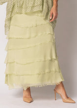 Load image into Gallery viewer, Fifi Silk Skirt Lily Green
