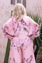Load image into Gallery viewer, Gabriella Silk Top Blush Tropics
