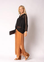 Load image into Gallery viewer, Gia Silk Pant Burnt Toffee
