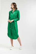 Load image into Gallery viewer, Emerson Shirtdress Green
