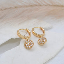 Load image into Gallery viewer, Akoya 24K Gold Plated Hoops
