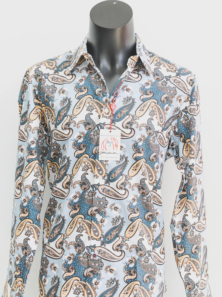 ATHERTON Long Sleeve Shirt Steel